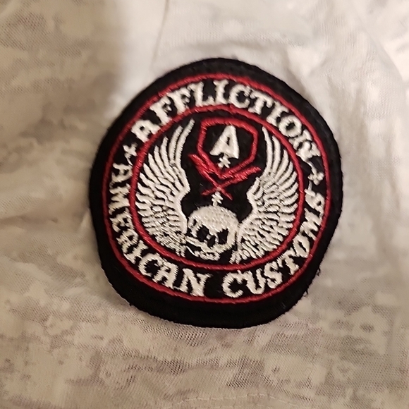 Affliction Black and White Short Sleeve Tee - Picture 5 of 5